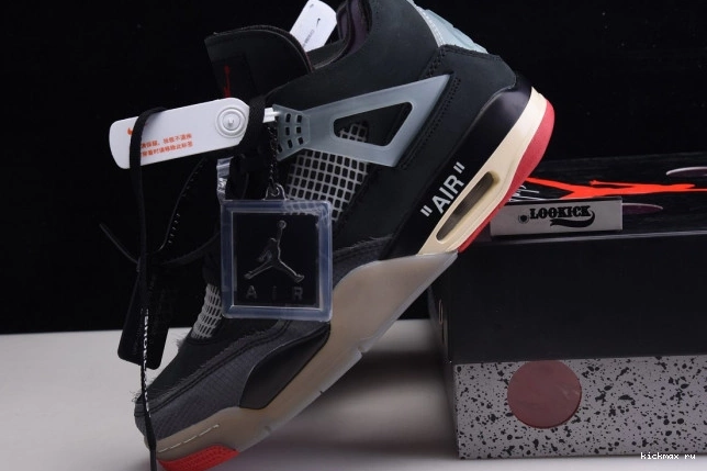 Cheap CV9388-001 Off x Jordan 4 Air Bred White Retro 0729